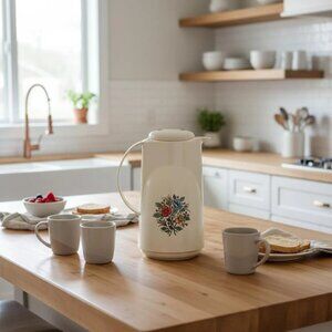 Vintage Floral Farmhouse Insulated Thermos